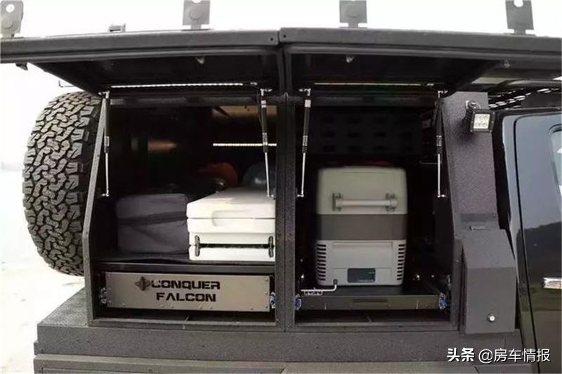 长城炮露营车曝光,2.0T+8AT越野出众,尾厢功能强大2楼还能睡人