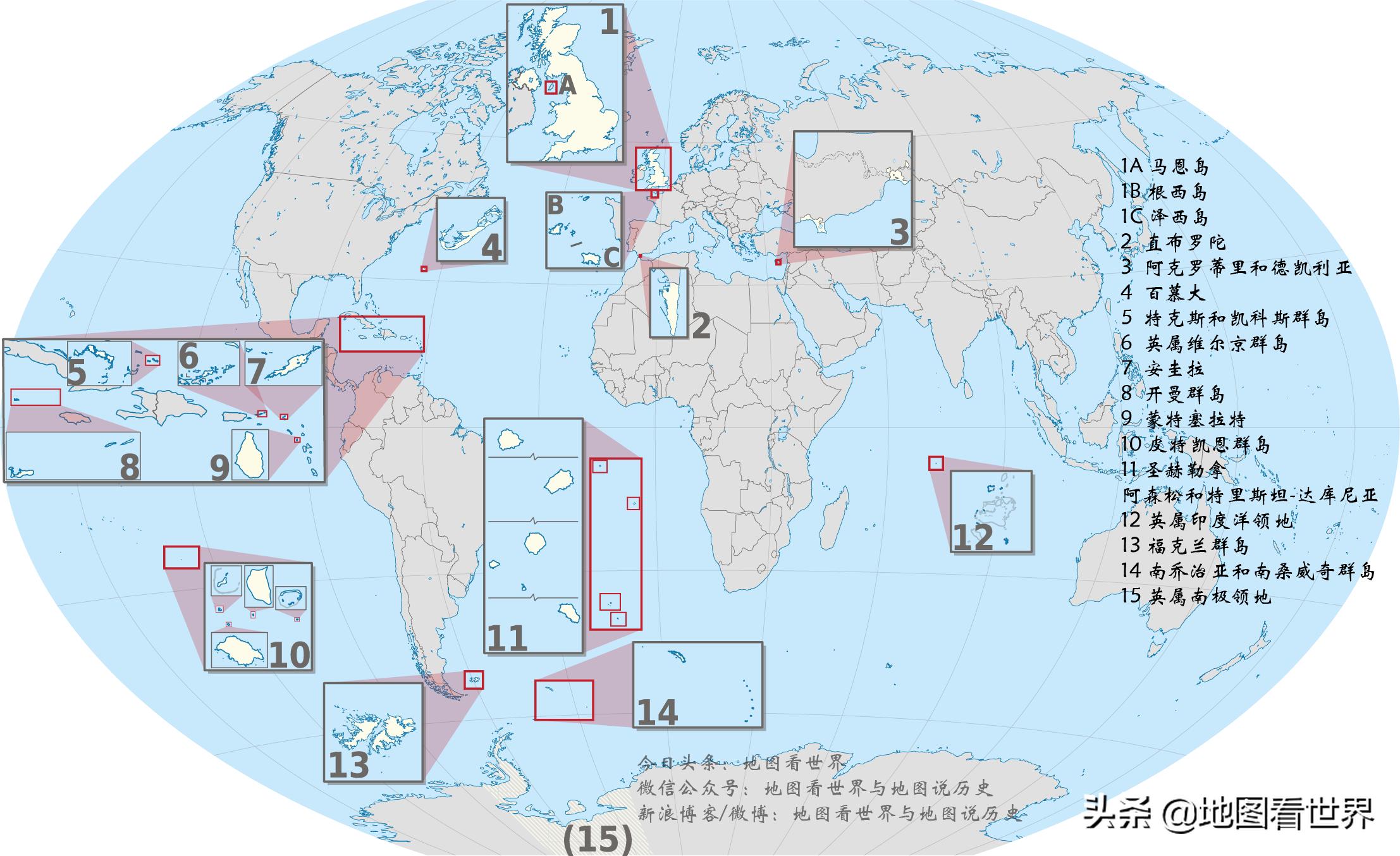 维多利亚女王统治下的大英帝国,大英帝国和西班牙帝国版图对比