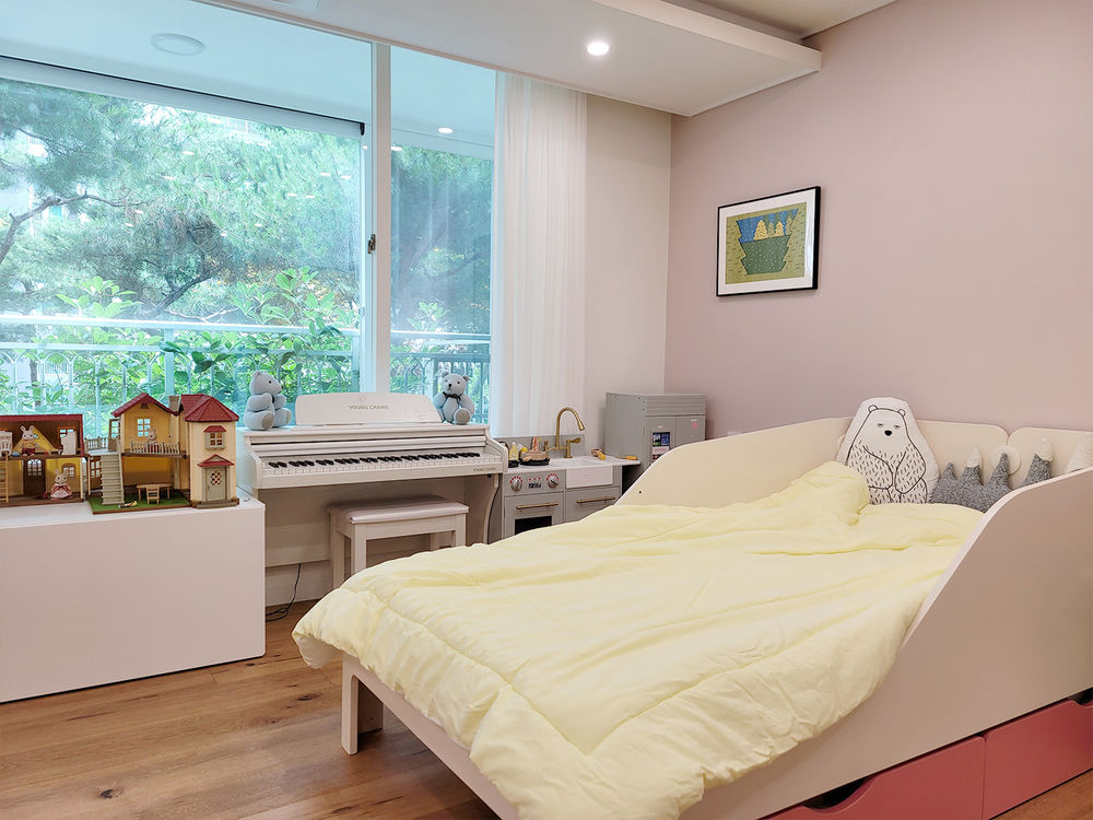 两居室这样装修清爽干净无负担,两套房子打通后装修效果