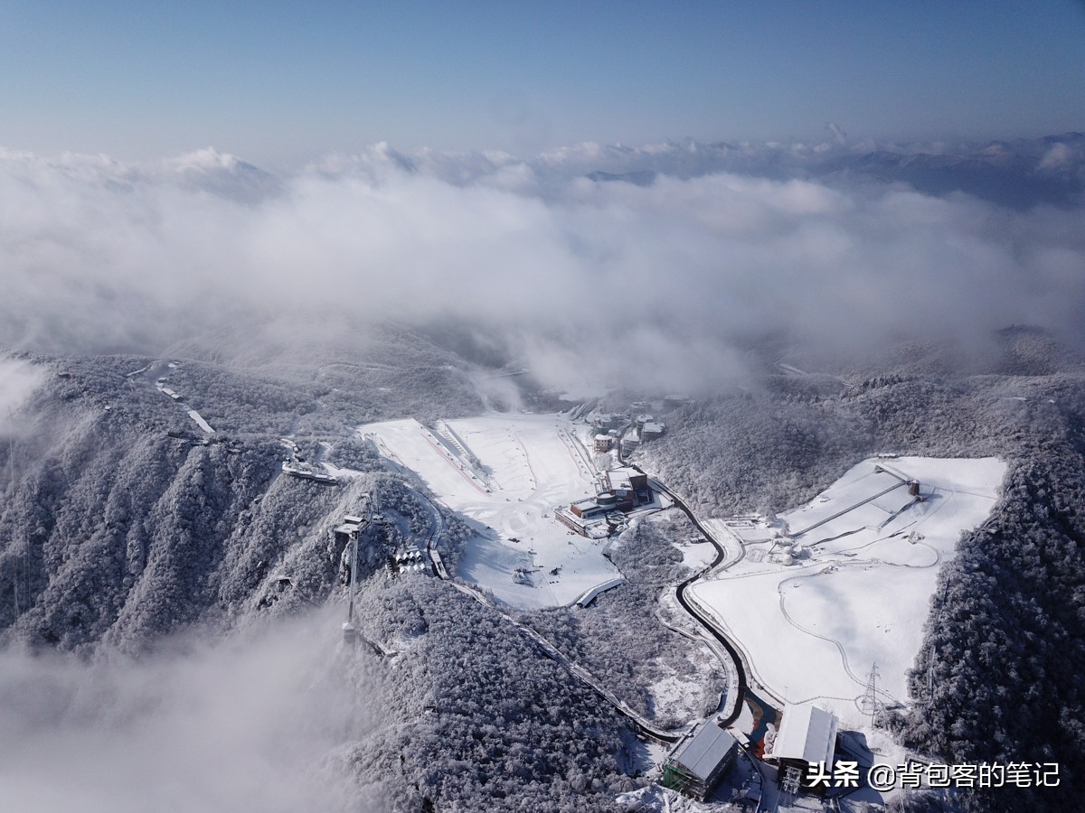 安吉云上草原滑雪真实照片,安吉云上草原滑雪场有多少度