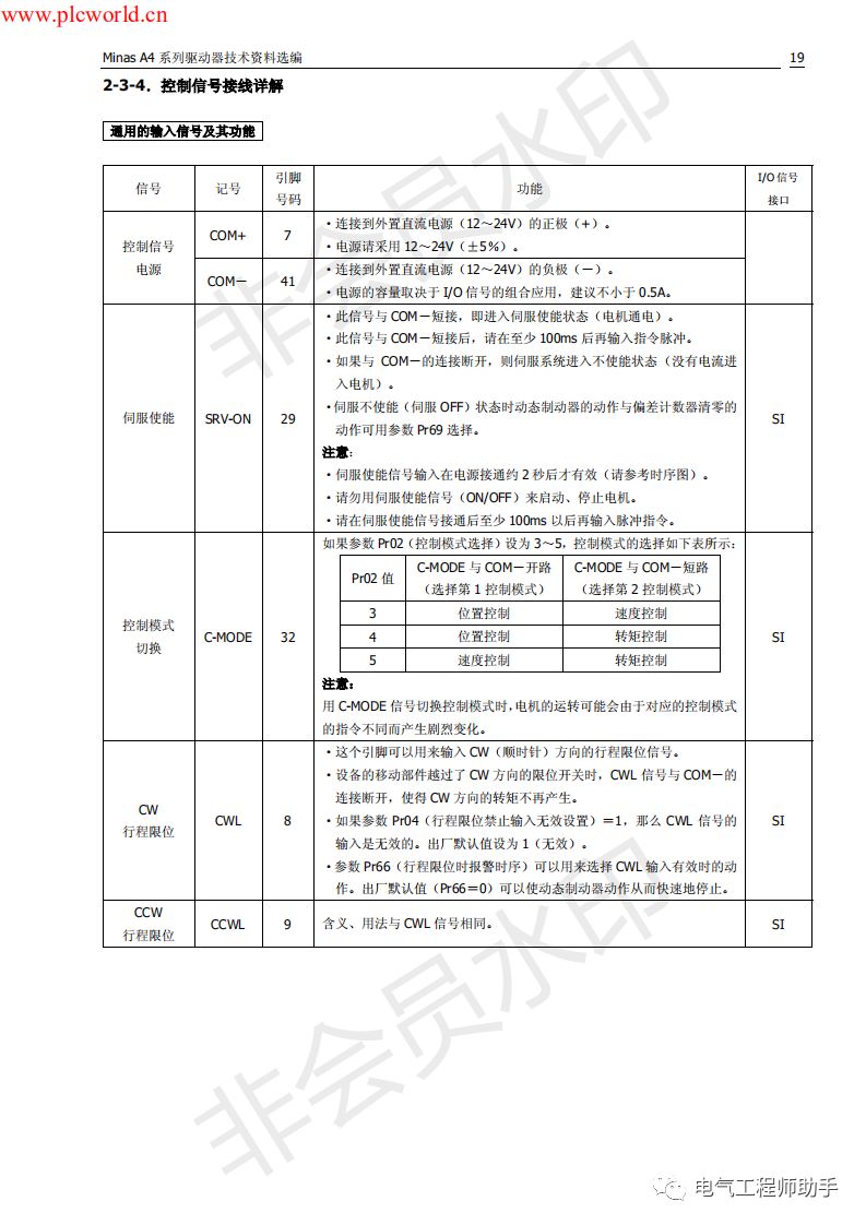 松下a4伺服进入jog模式,松下a4伺服怎么接线