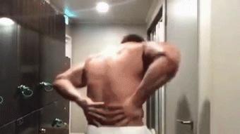 洗澡搓背自己就能搓干净,一个人搓澡搓后背小妙招