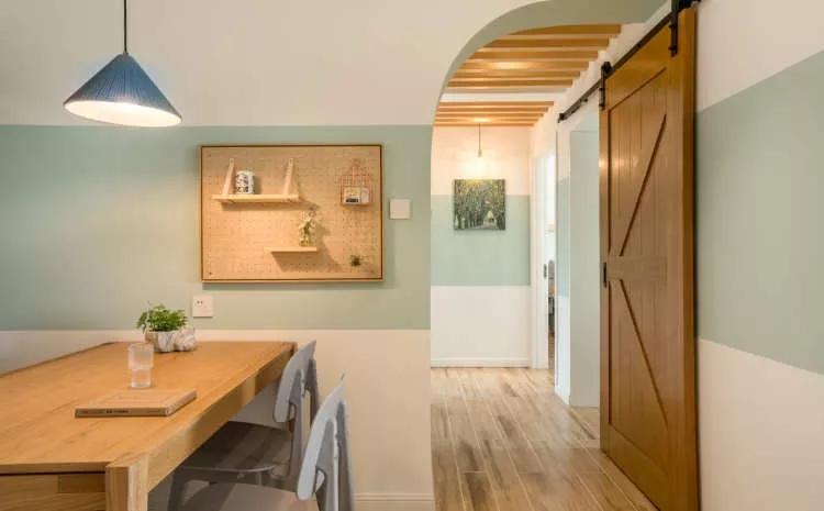 闺蜜家装的可真舒坦！大阳角玄关柜客厅装个假阳台，一进门就爱了