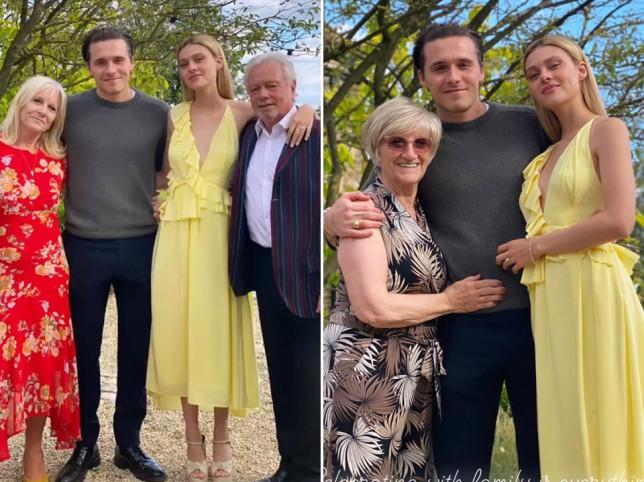 贝克汉姆大儿子婚礼现场穿着,贝克汉姆大儿子的媳妇露脐西装