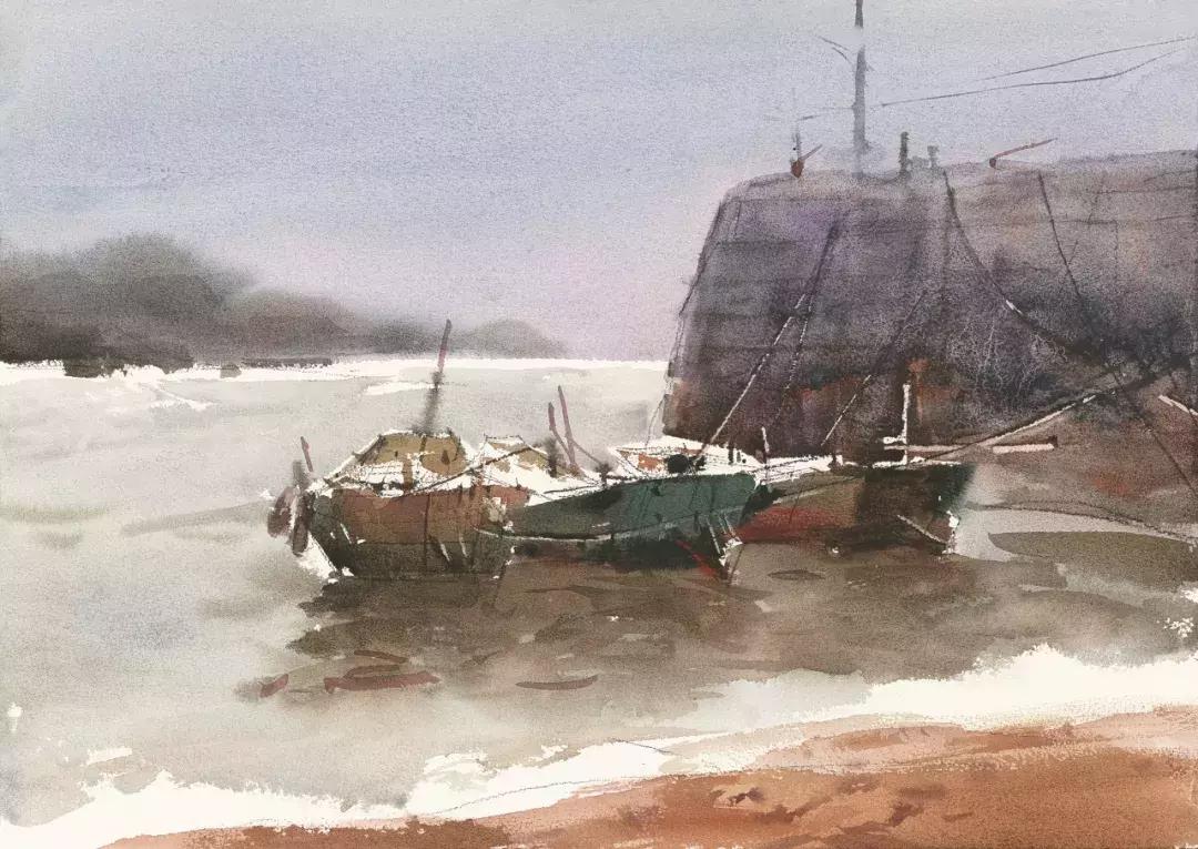 夏晓云水彩画图片,艺展中国油画作品欣赏