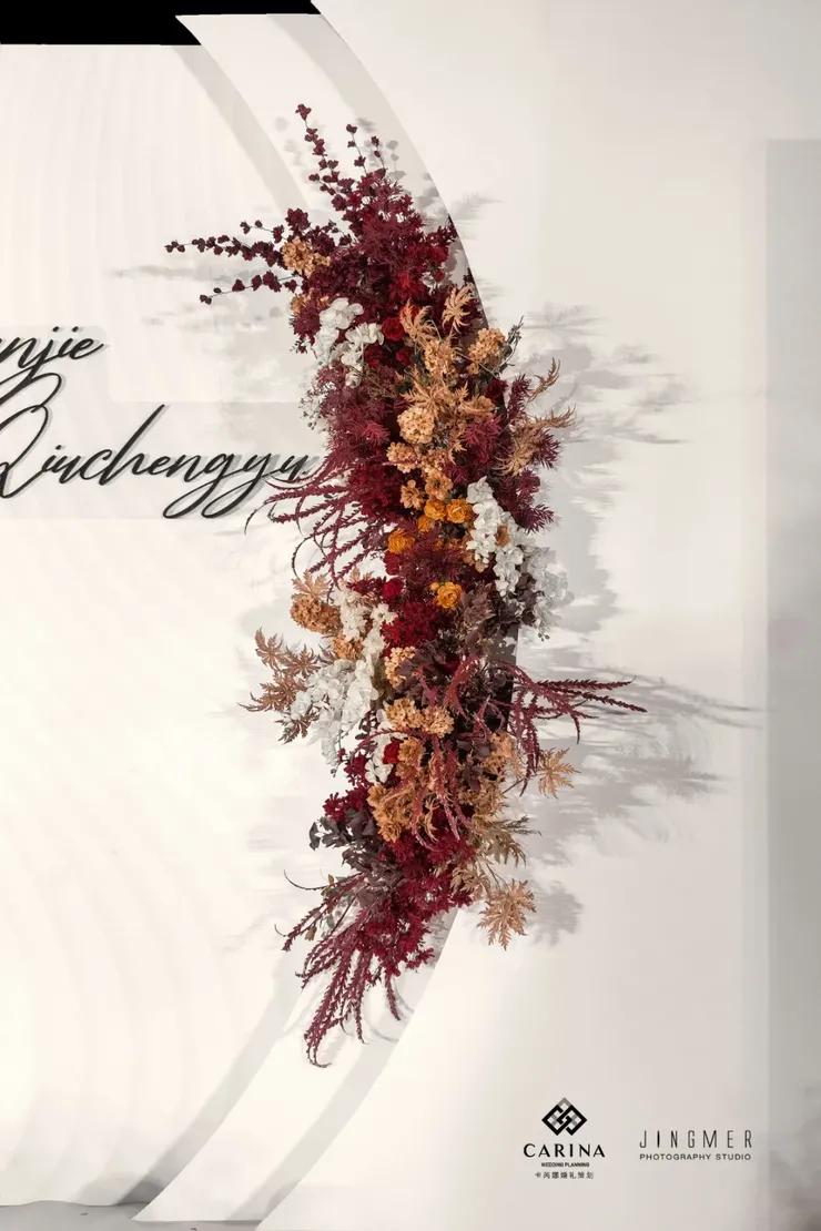 婚礼风格高级感香槟色,治愈系温暖的高级婚礼配色