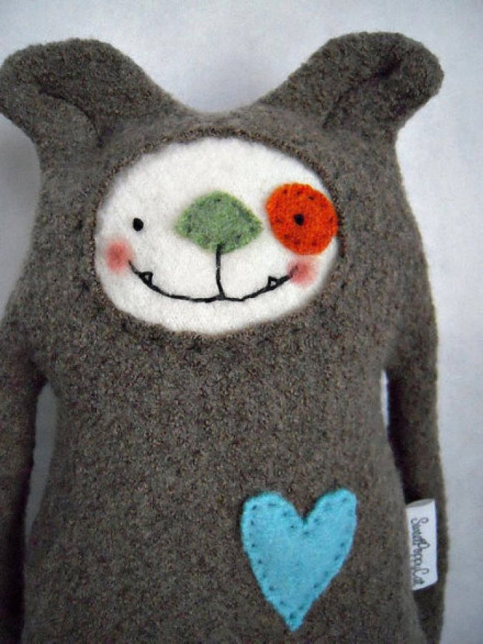 旧的毛衣不要扔随意改一改,旧毛衣不要扔