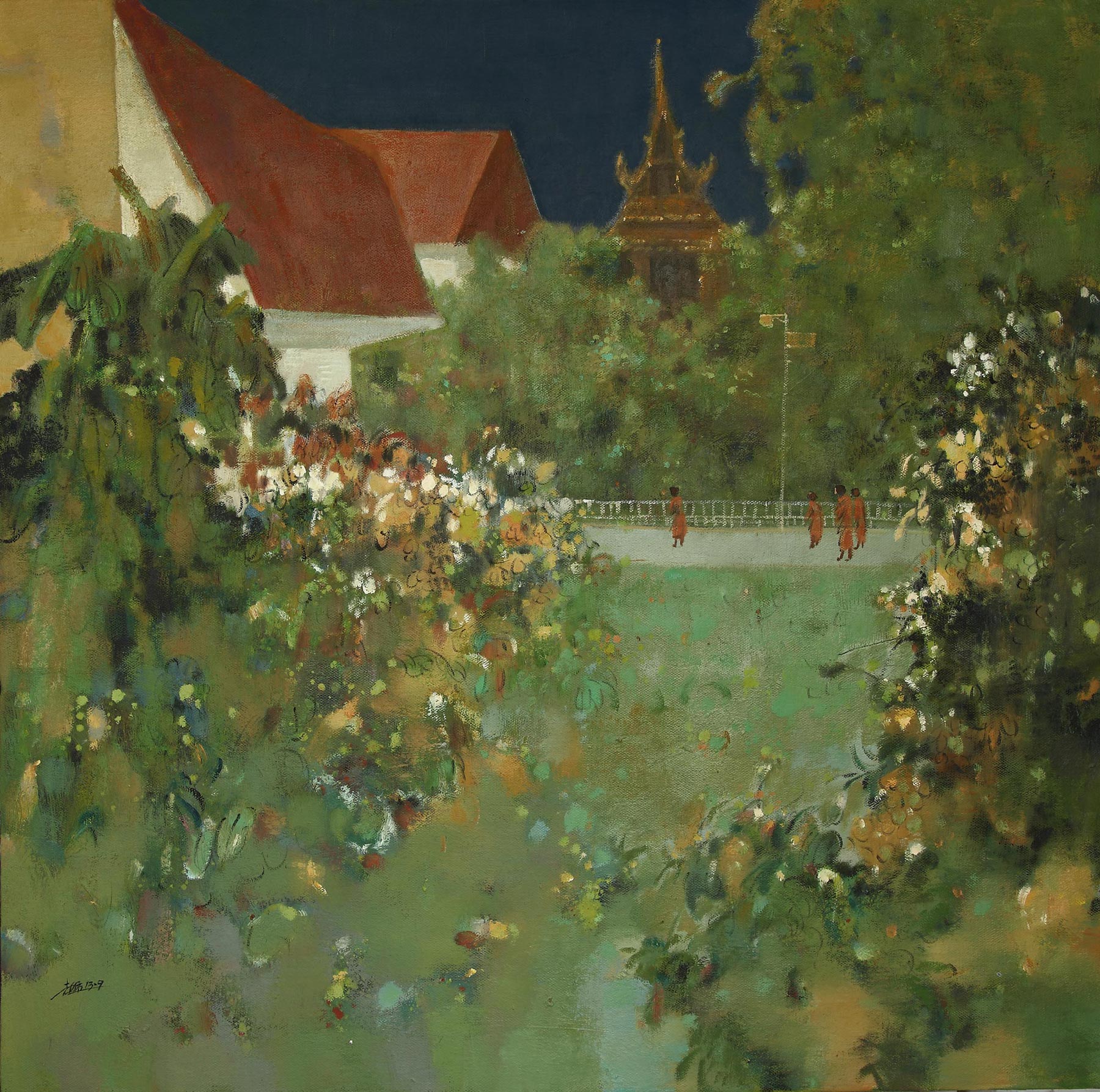 李猛油画成都展,李猛油画风景作品欣赏