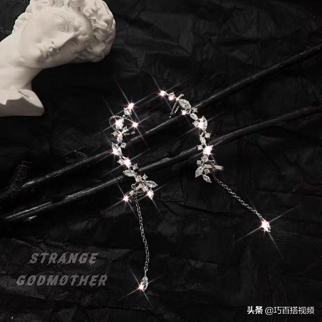 耳夹无耳洞高级仙气设计感,无耳洞耳夹简单大方