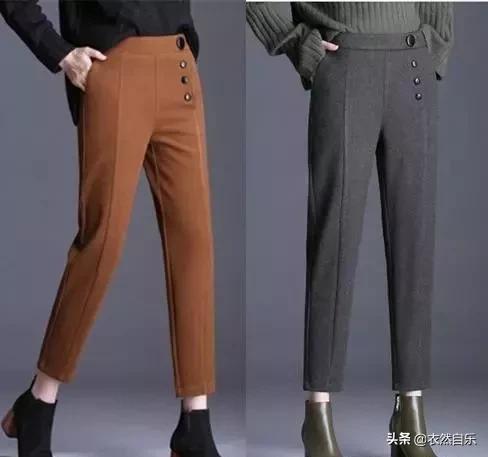 光腿神器九分裤冬季穿搭,小短腿腿型不好的穿什么好看