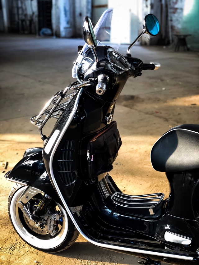 修复改造vespa摩托车,vespa摩托入门级改装