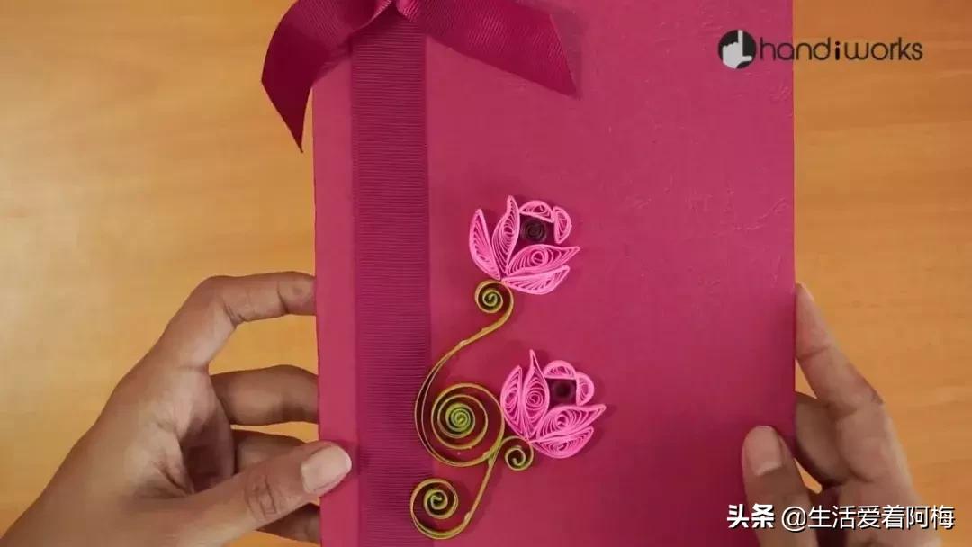 衍纸做教师节贺卡,用衍纸做教师节贺卡纯手工