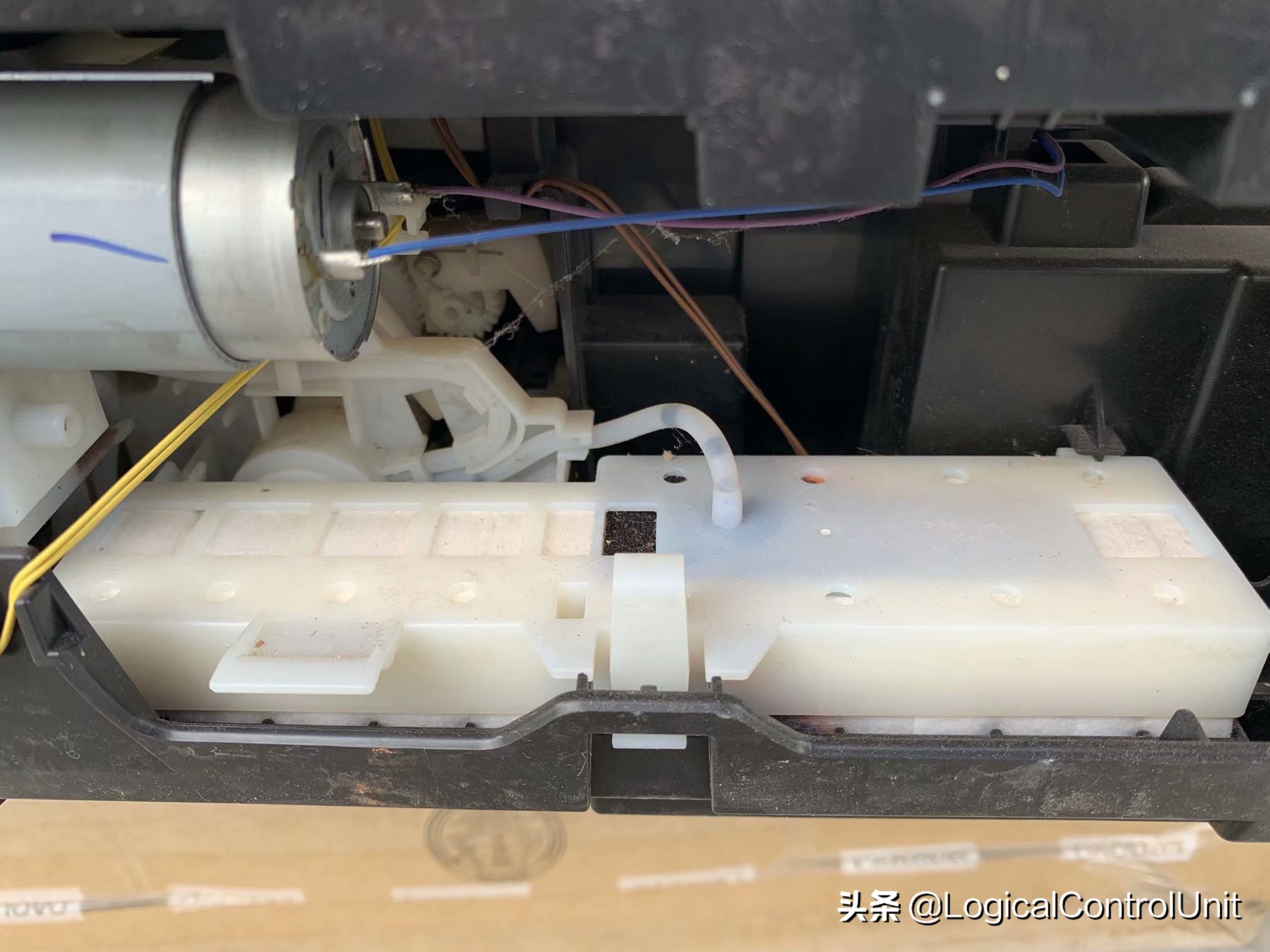 佳能彩色复印机拆机视频,佳能mx378打印机废墨仓拆卸