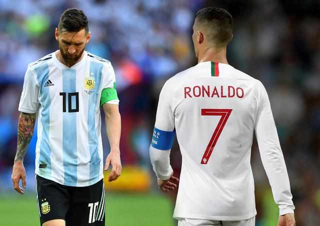 梅西和c罗在球场对抗,梅西自我隔离