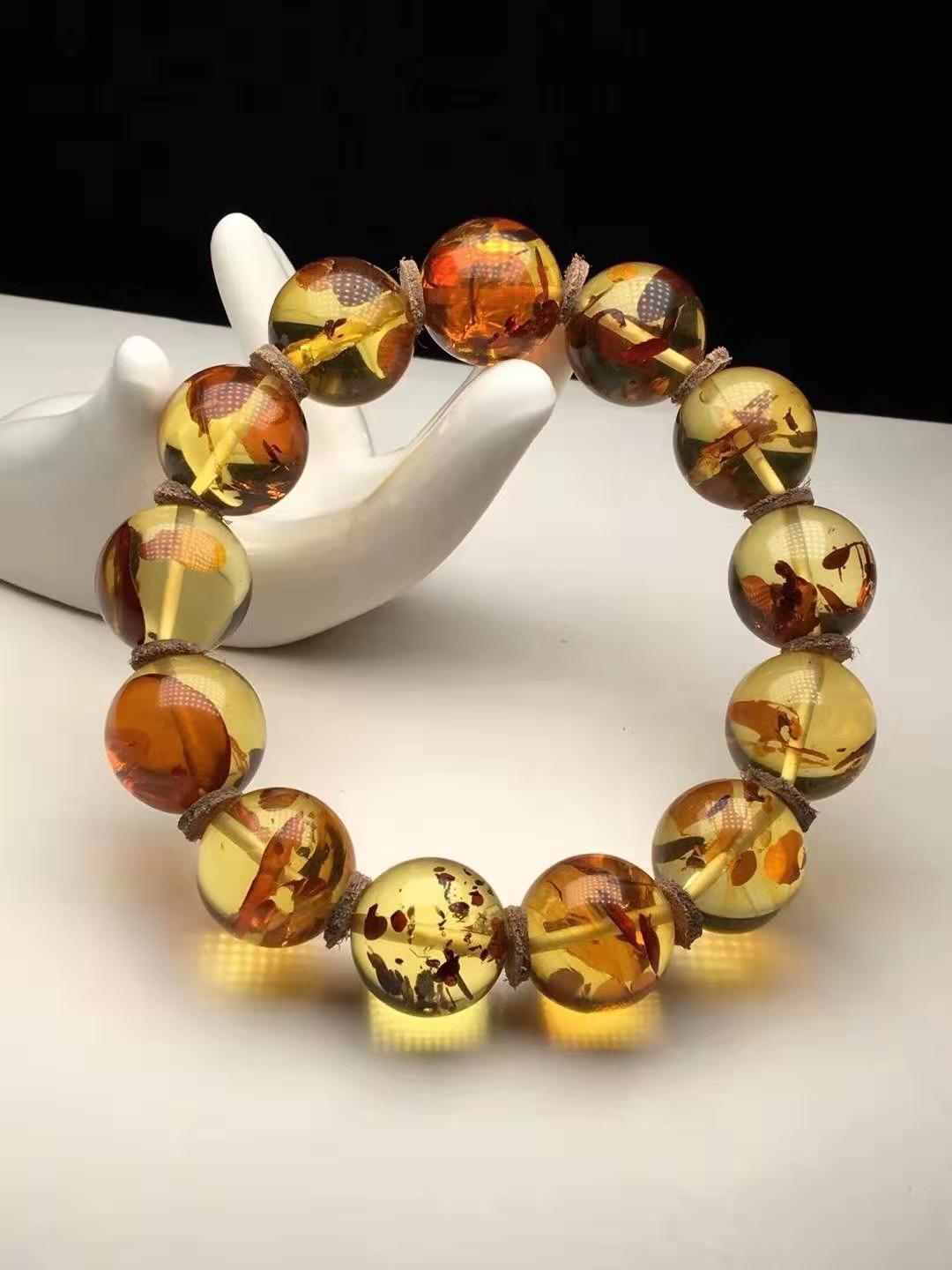 天然琥珀和优化琥珀区别,纯天然无任何优化的琥珀