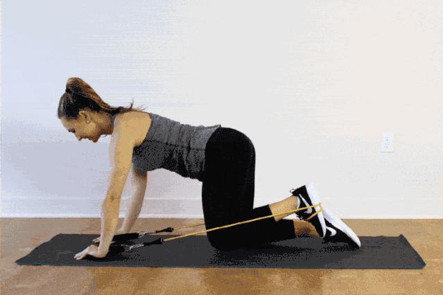 减脂减不动,增肌增不了,弹力绳翘臀秒变气质女神