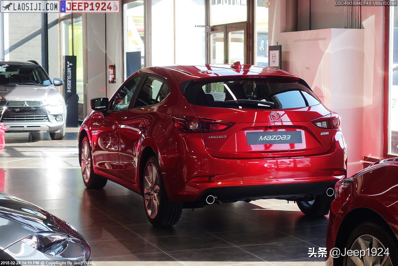 欧洲4S店实拍系列之Mazda,1---马3，我眼里最帅的两厢车