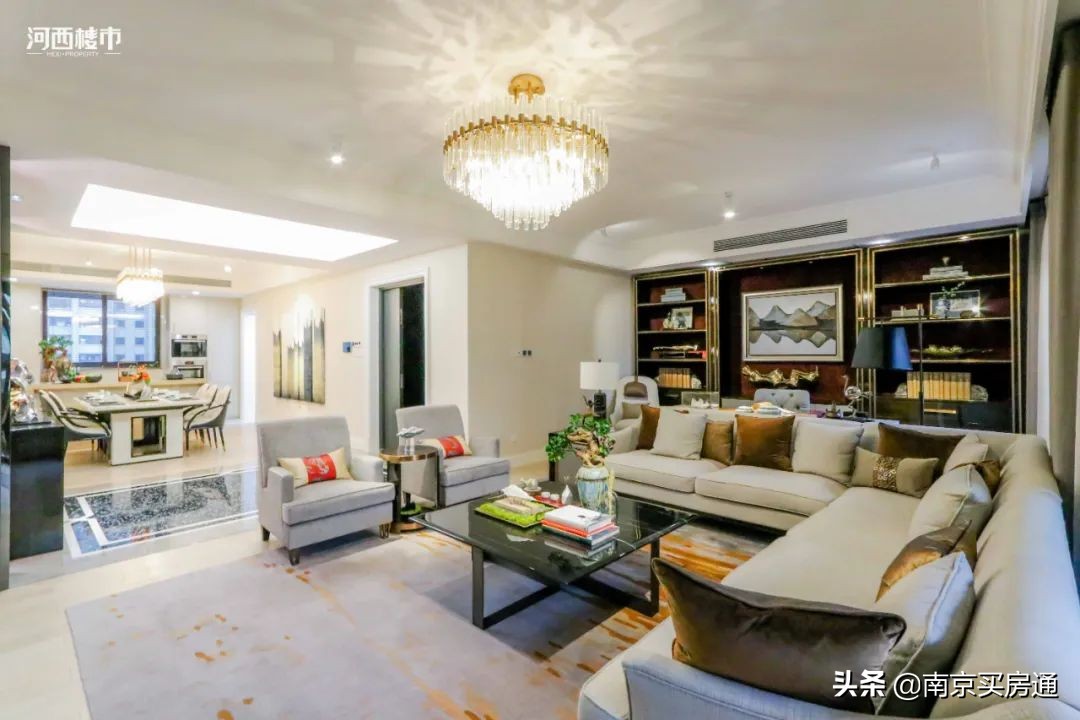 河西中新豪宅全景图,河西中心豪宅内部图片