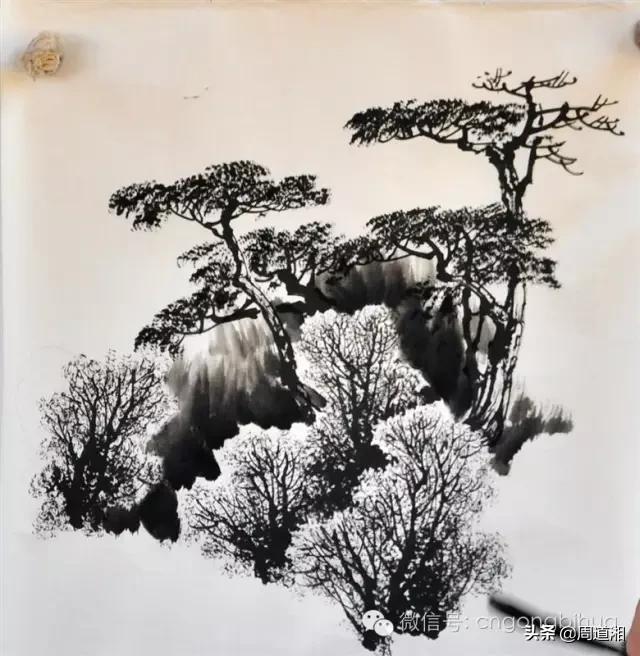 曾刚画山水画上色讲解,如何画山水画教学视频