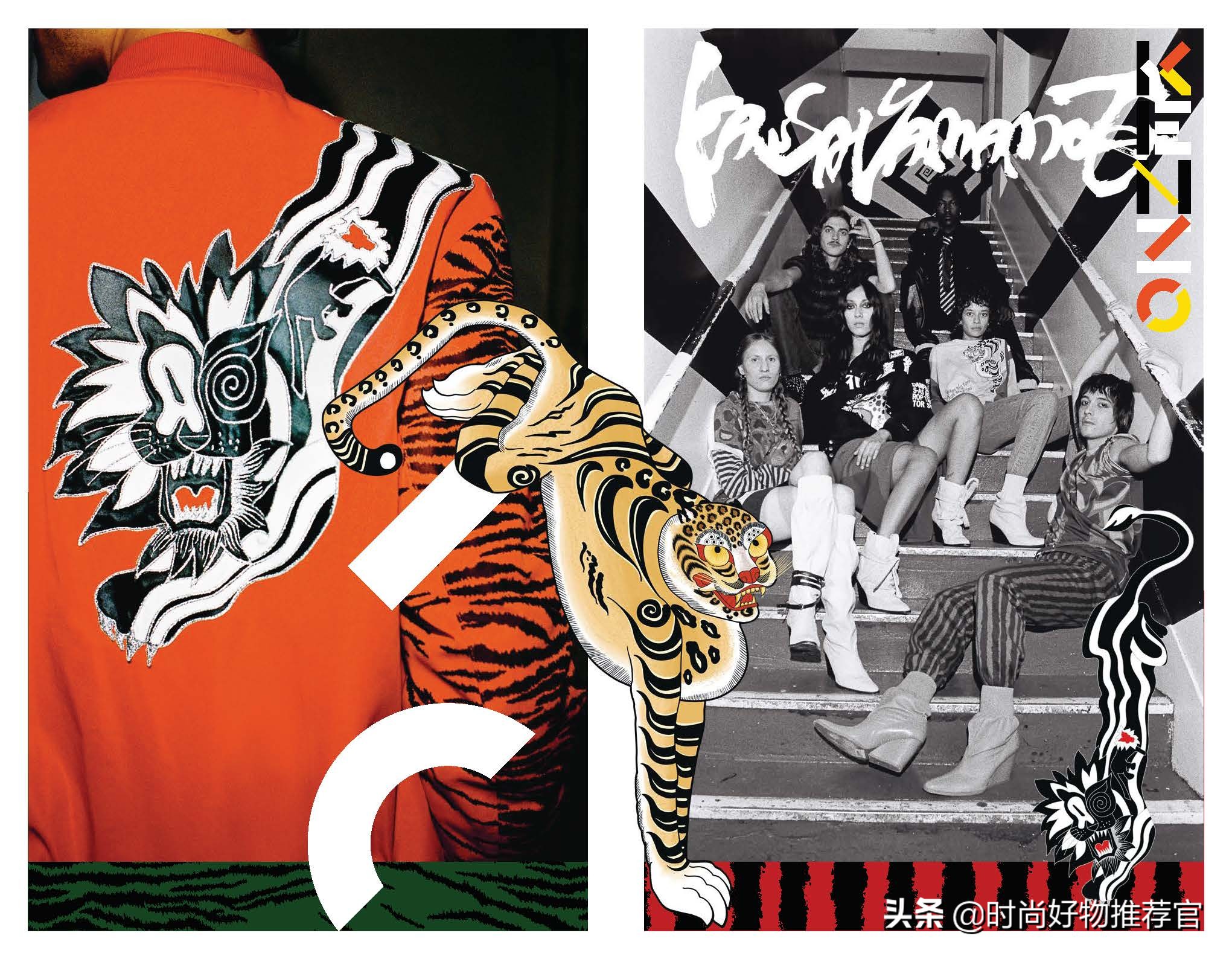 kenzo刺绣虎头包,kenzo刺绣款