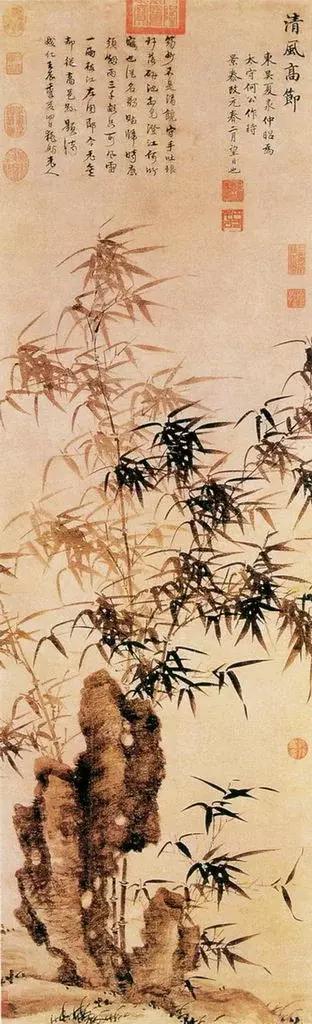 画竹的书画名家,画竹入门基础画法