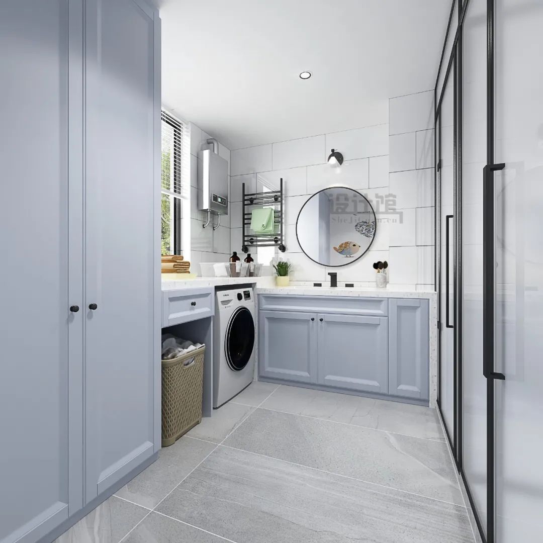 没有阳台洗衣机放哪里最适合,洗衣机除了放洗手间还可以放哪