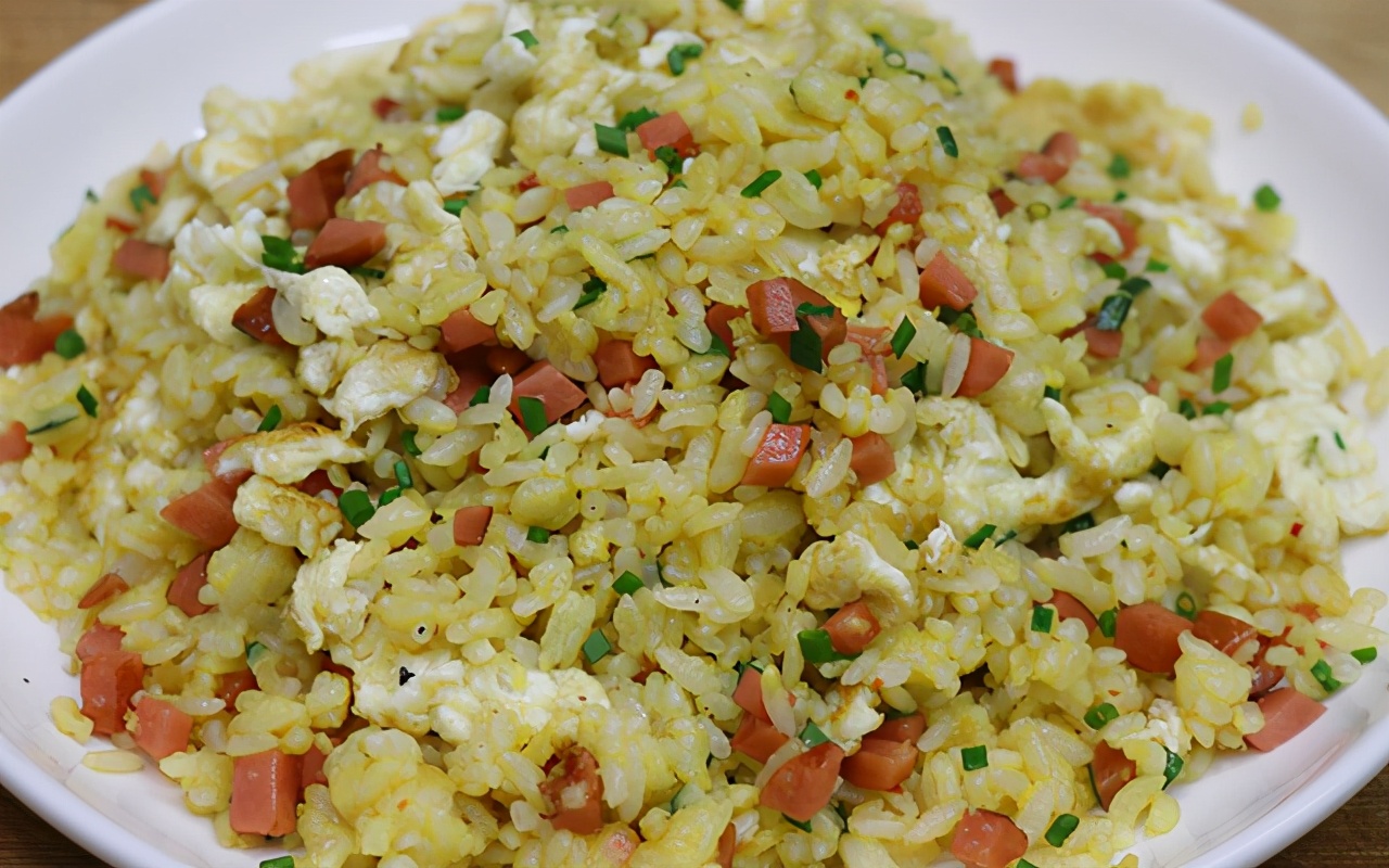 黄金蛋炒饭粒粒分明,最正宗的黄金蛋炒饭