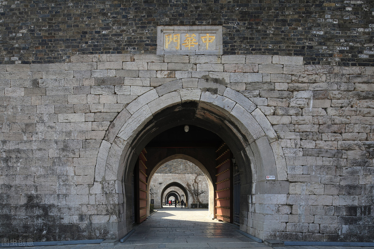 南京内十三外十八城门,南京外18城门示意图