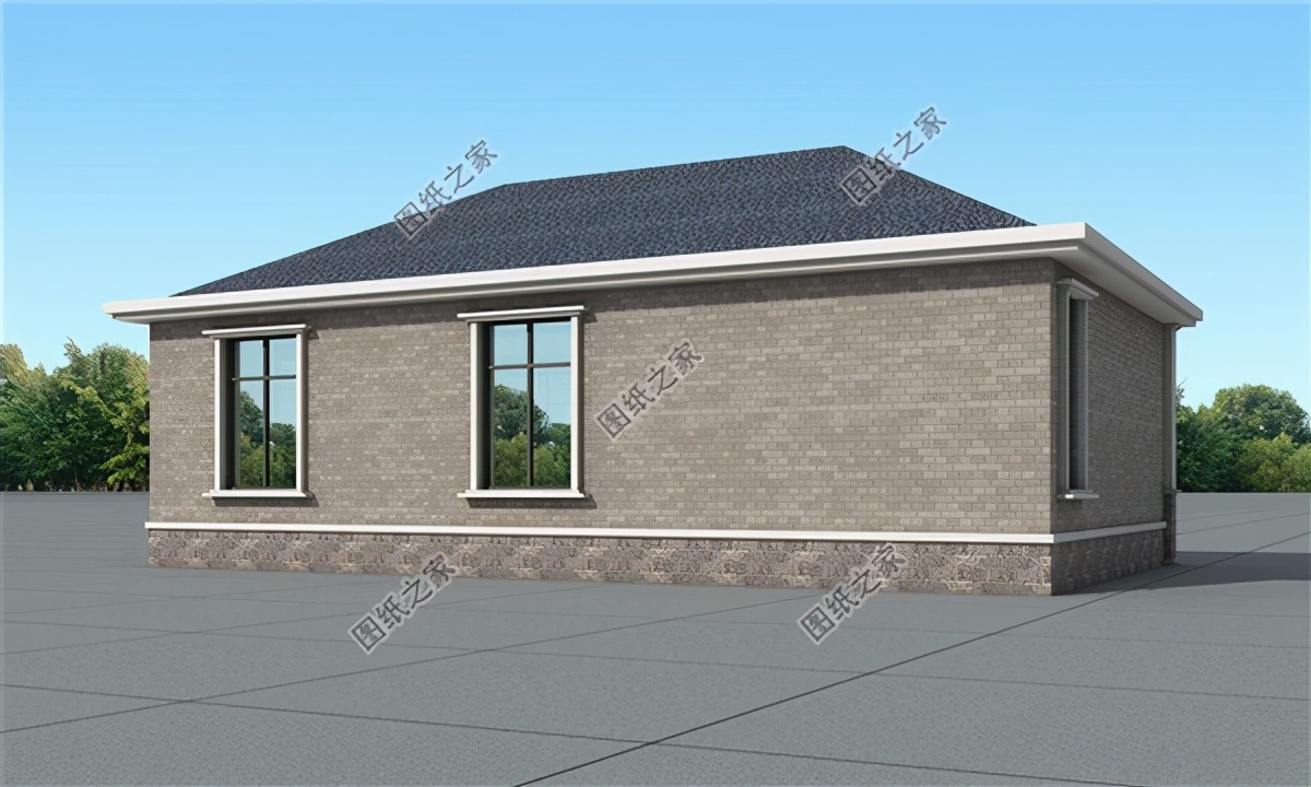 北方农村20米x20米一层住房设计,北方农村200平一层和100平两层