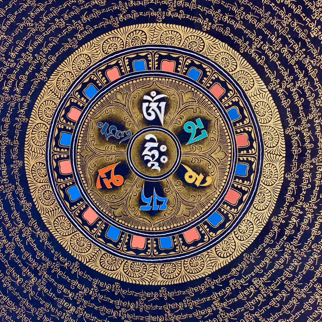 帮朋友检测了幅唐卡，发现是赝品