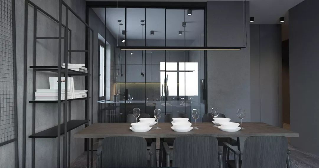 时尚灰内饰,现代风灰色装修内饰设计