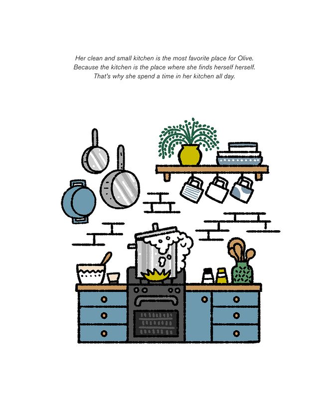 超可爱的手绘简笔画,简单的Q版简笔人物绘画