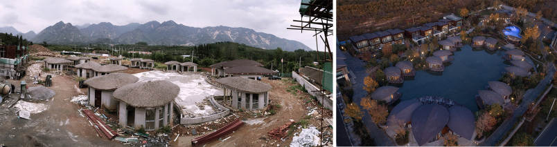 峨眉山民宿设计策划图,天津不知山乡宿