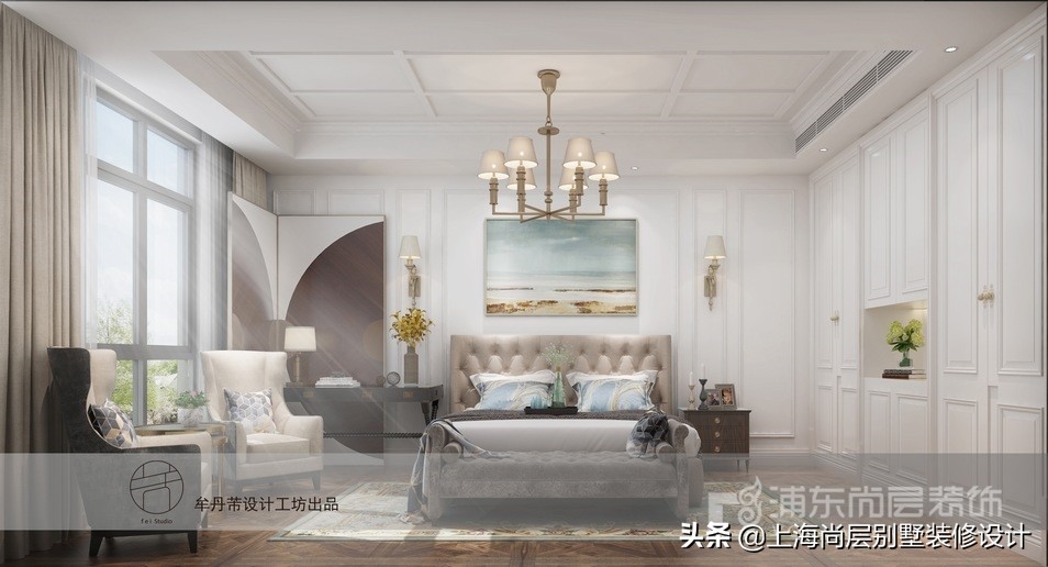 海淀法式轻奢别墅设计,青岛法式轻奢别墅设计