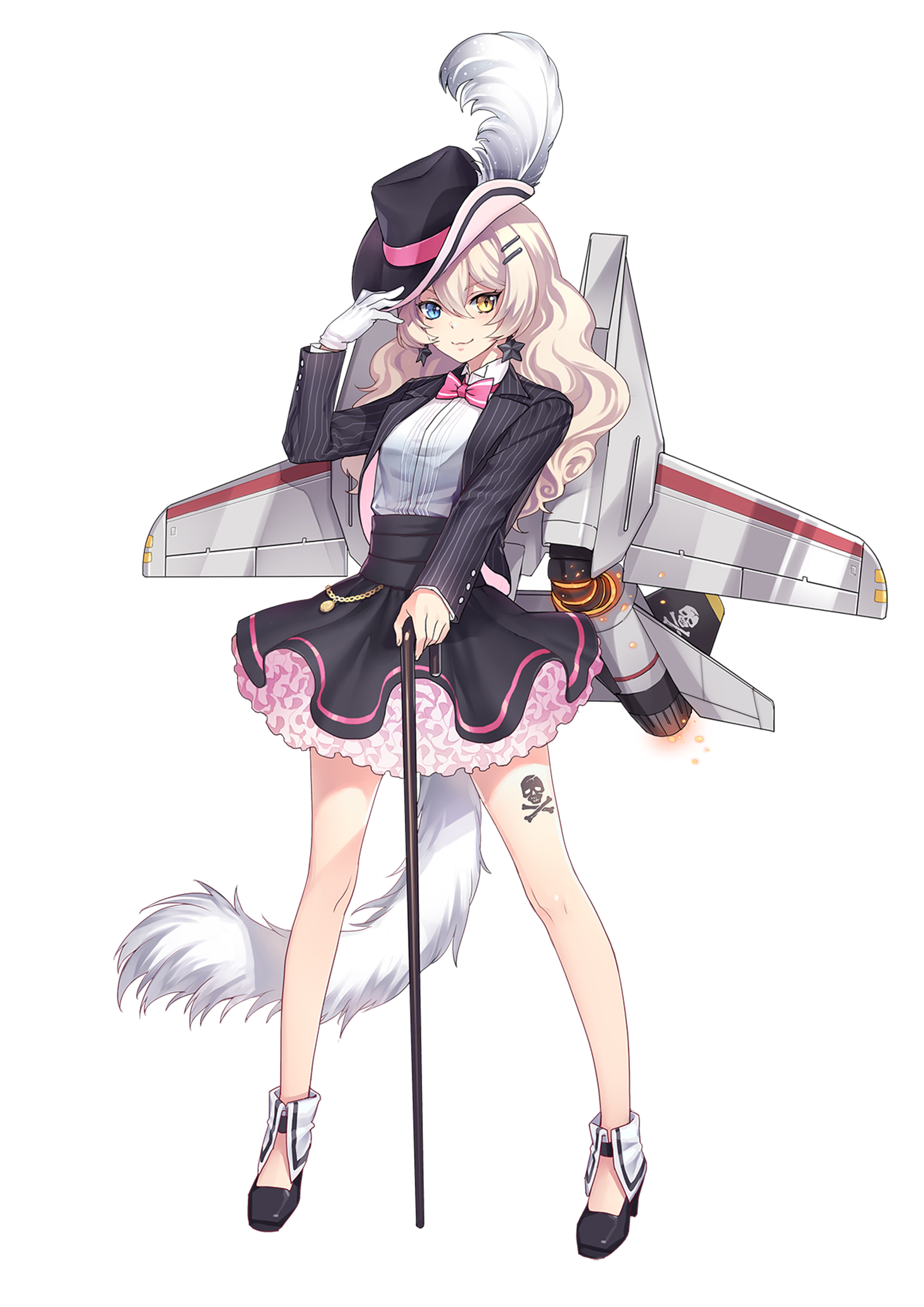 《苍穹战线》超过百种萌点各异的机娘，精美立绘原画插画卡牌欣赏