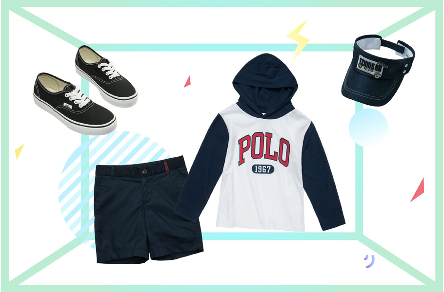 儿童节小孩变装,潮流小孩变身