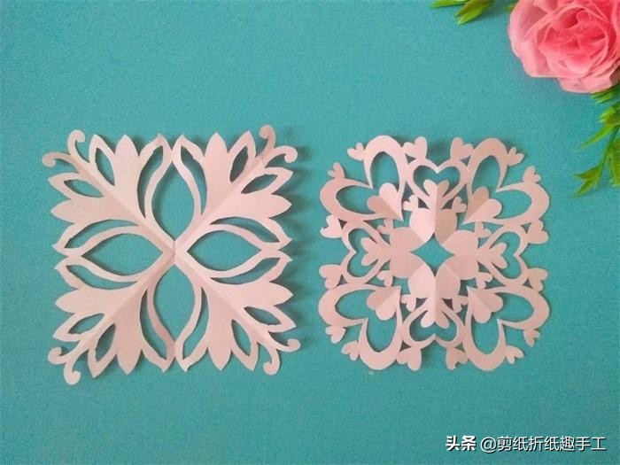 传统窗花的剪纸方法简单又好看,窗花的对称剪纸教程