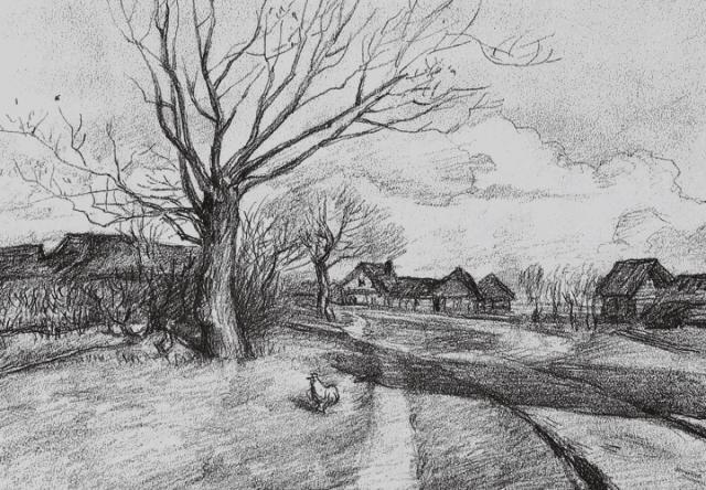 40张经典素描,40张经典素描风景图快拿去临摹吧