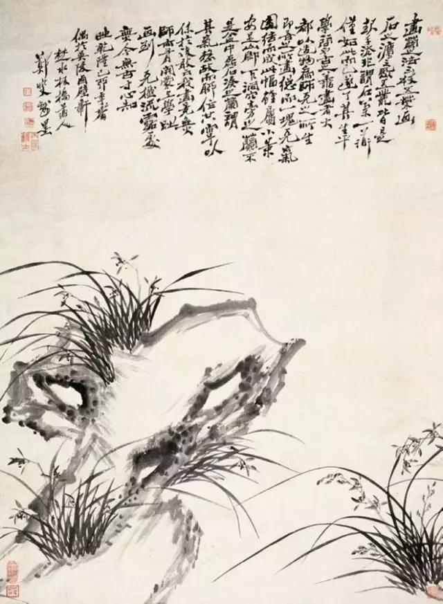 讲解郑板桥兰花画,郑板桥画兰花作品