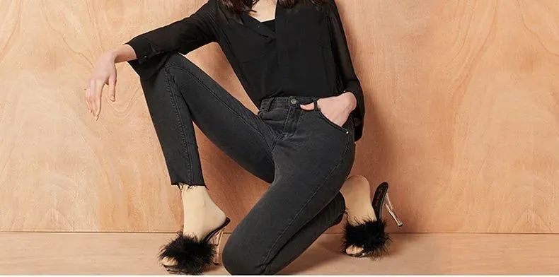 2019新款魔术裤时尚百搭高腰显瘦,裤子显瘦魔术裤