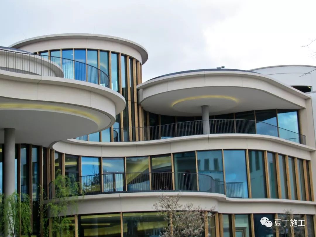 建筑圆弧怎么放线视频,八字形建筑中怎么放线