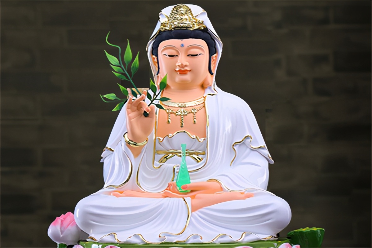 观音手里的杨柳枝样子,观音菩萨手执柳枝