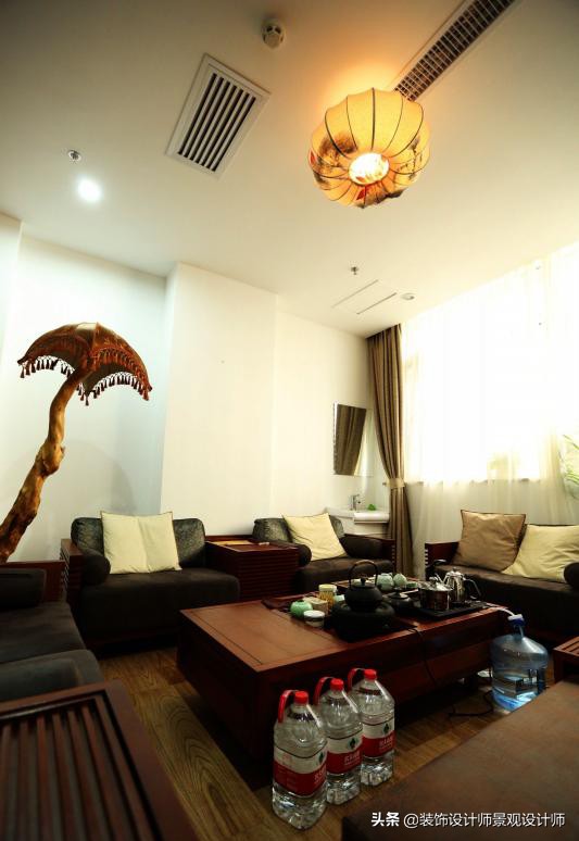 50平米禅意中医养生馆设计图,中医养生理疗会所设计