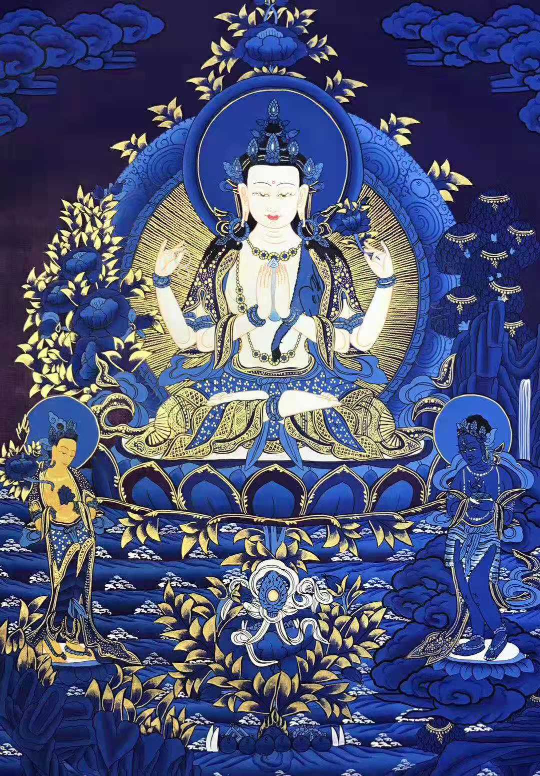 尼泊尔原装进口唐卡,尼泊尔进口佛像