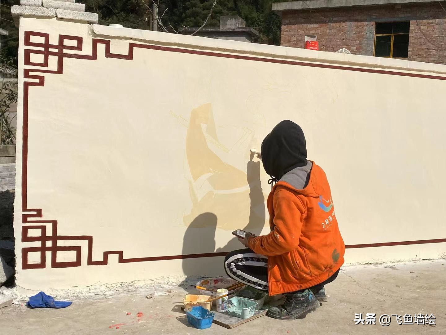 墙绘怎么画平整图片,墙绘怎样画写意