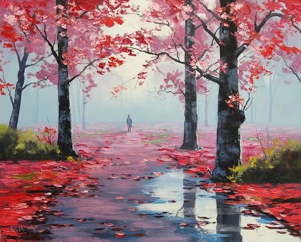 世界级风景大师的油画作品,世界著名油画大师的风景油画