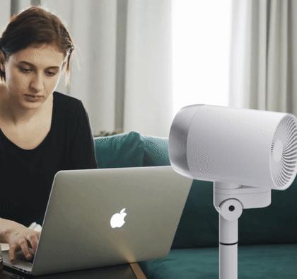 有个德国公司,把飞机引擎做成空气循环扇,全屋灌满自然风