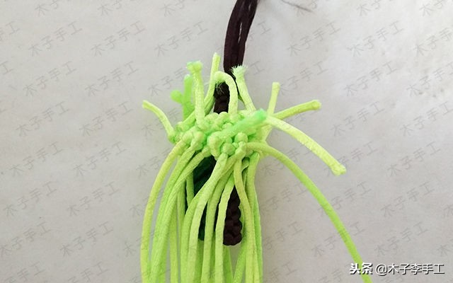 立体苹果的编织方法,小苹果的手工编法教程