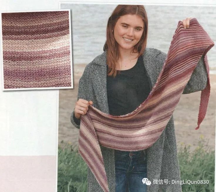 艾米丽的毛衣连衣裙编织图解,针织披肩的样式和织法长款