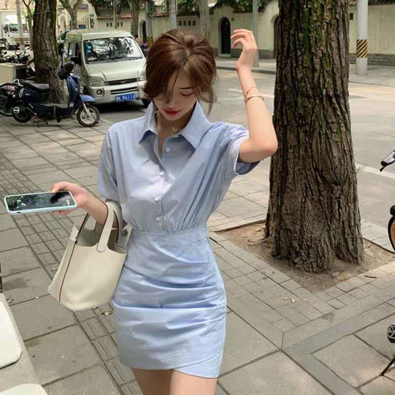 衬衫裙职场风,约会小心机口气清新